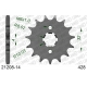 AFAM 2026/04 ZĘBATKA PRZEDNIA 2182 14 YAMAHA WR 125R/X '09-'15, YZF125R '09-'120 , MT125 '15-'20 (JTF1550.14) (ŁAŃC. 428)