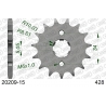 AFAM 2026/04 ZĘBATKA PRZEDNIA 2037 15 HONDA CBR 125 '04-'17, XLR 125 '98-'01, CB 125F '15-'16 (JTF1264.15) (ŁAŃC. 428)