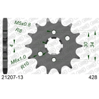 AFAM 2026/04 ZĘBATKA PRZEDNIA 2177 13 YAMAHA YBR 125 '05-'15 XT125R/X '08-'11,TTR125 '00-'15 (JTF548.13) (ŁAŃC. 428)