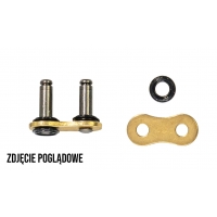 TSUBAKI OGNIWO ŁĄCZĄCE ZAKUWKA NIT DRĄŻONY DO ŁAŃCUCHA 420 MXC PROFESSIONAL MOTOCROSS / ENDURO RACING CHAIN KOLOR ZŁOTY