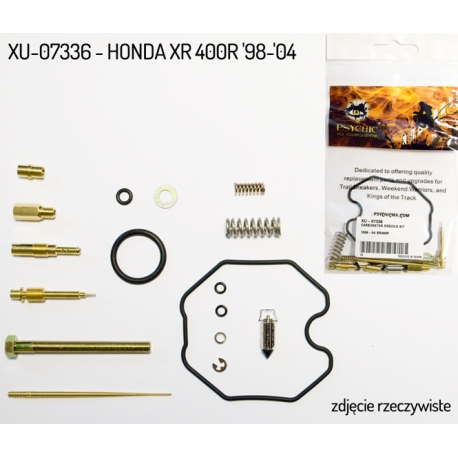 PSYCHIC ZESTAW NAPRAWCZY GAŹNIKA HONDA XR 400R '98-'04 (26-1160) (NA 1 GAŹNIK)