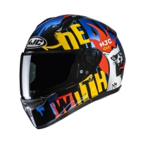 KASK MOTOCYKLOWY HJC C10 FOP BLACK BLUE - KOPIA