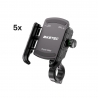 BIKETEC PRO PAKIET 5 SZTUK UCHWYT MOTOCYKLOWY NA TELEFON MONTOWANY NA KIEROWNICĘ LUB LUSTERKO