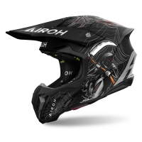 AIROH KASK CROSS / ENDURO / ATV / QUAD TWIST 3 ARCADE MATT KOLOR CZARNY/BIAŁY/SZARY MAT ROZMIAR L