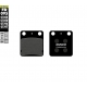 GALFER KLOCKI HAMULCOWE KH054 PÓŁMETALICZNE