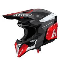 AIROH KASK CROSS / ENDURO / ATV / QUAD WRAAAP CONQUER KOLOR CZARNY/CZERWONY/BIAŁY ROZMIAR L