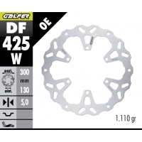 GALFER TARCZA HAMULCOWA PRZÓD KAWASAKI KLE 500 '26- (WAVE FIXED) (300X130X5MM)