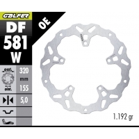 GALFER TARCZA HAMULCOWA PRZÓD KTM 390 ADVENTURE X '25- (WAVE FIXED) (320X155X5MM)