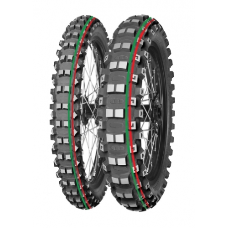 MITAS OPONA 80/100-21 TERRA FORCE-MX MH MEDIUM/HARD 51M (CZERWONO-ZIELONY PASEK) TT PRZÓD DOT 2026 (DOT:XDDS) (460090) (ZAMIENNI
