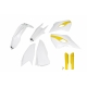 UFO KOMPLET PLASTIKÓW (FULL KIT) Z OSŁONAMI TELESKOPÓW (AMORTYZATORÓW) HUSQVARNA TE/FE 125/250/300/350/450 '15-'16 KOLOR OEM '15