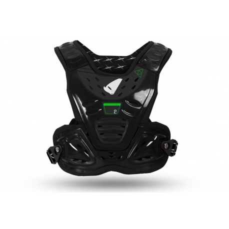 UFO OSŁONA KLATKI PIERSIOWEJ (ZBROJA) CHEST PROTECTOR REACTOR DZIECIĘCA / JUNIOR / KID KOLOR CZARNY (CE LEVEL 2) - ZASTĘPUJE PT0