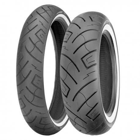 SHINKO OPONA 150/80B16 SR777 77H TL REINF WW TYŁ BIAŁY BOK DOT 11/2026