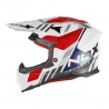 NOX KASK OFF ROAD / CROSS N634 STORM KOLOR BIAŁY/NIEBIESKI/CZERWONY ROZMIAR S