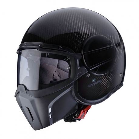 CABERG KASK OTWARTY JET MODEL GHOST X CARBON KOLOR KARBON ROZMIAR S