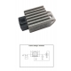 DZE REGULATOR NAPIĘCIA KYMCO 50 AGILITY PEOPLE SUPER 9 TOP BOY (12V/8A) (ESR019)