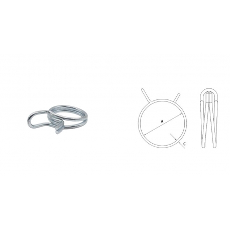 PROMX OPASKA DRUCIANA DGAL 12.8 - ZAKRES 12.1-13.1 MM - 5 SZTUK