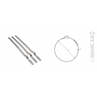 PROMX OETIKER 159 OPASKA DO PRZEGUBU NASTAWNA - ZAKRES: 40-110 MM X 7MM - 1 SZTUKA