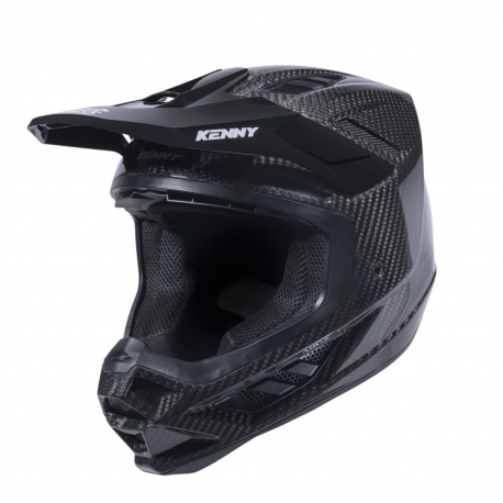 KENNY RACING KASK CROSS/ENDURO TITANIUM CLASSIC CARBON SHINY HOLOGRAPHIC KOLOR CZARNY POŁYSK ROZMIAR XS