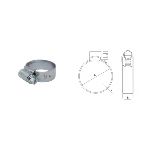 PROMX OPASKA ŚLIMAKOWA HI-GRIP W1 - 25-35/13MM - 5 SZTUK