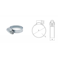 PROMX OPASKA ŚLIMAKOWA DGC W4 - 12-20/9MM - 5 SZTUK