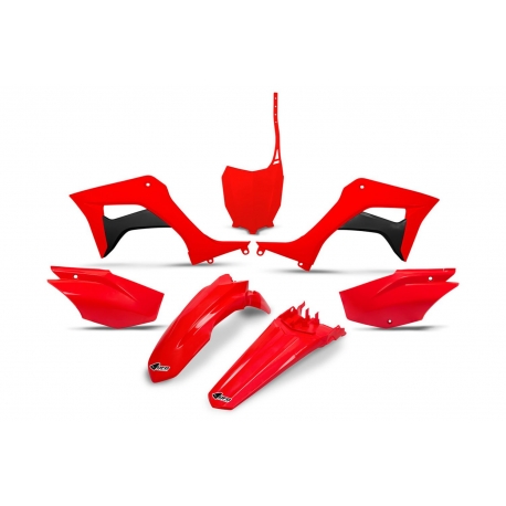 UFO 2026/05 KOMPLET PLASTIKÓW HONDA CRF 110F '19-26, CRF 125 '25-'27 KOLOR CZERWONY OEM