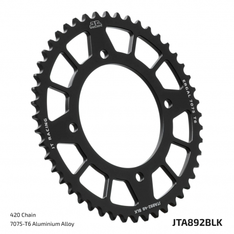 JT 2026/01 ZĘBATKA TYLNA 4794 48 ALUMINIOWA RACELITE KTM SX 65 '25-'26 (OEM: A40510051048C1) (479448JTA) (ŁAŃC. 420)