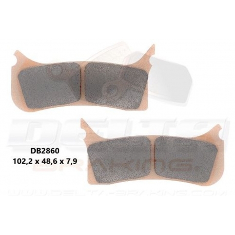 DELTA BRAKING KLOCKI HAMULCOWE KH406 SUPERMOTO FRONT