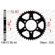 AFAM 2026/06 ZĘBATKA TYLNA 4359 40 KAWASAKI ZX 6 R '98-'02, Z 1000 '07-'09, ZX10R '04-'15 (ŁAŃC. 525) (JTR1489.40)