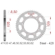 AFAM 2026/06 ZĘBATKA TYLNA 4402 62 YAMAHA DT 50 '03-'06, MALAGUTI XTM, MRX, SMX(ŁAŃC. 420) (JTR1131.62)
