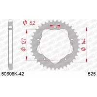 AFAM 2026/06 ZĘBATKA TYLNA 4320 43 DUCATI 848/916/996/1000/1100 (POTRZEBNY ADAPTER) (ŁAŃC. 525) (JTR752.43)