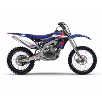 BLACKBIRD KOMPLET NAKLEJEK (OKLEIN) YAMAHA YZ 450F '10-'13 DREAM 5 CHROME EFX KOLOR NIEBIESKI CZARNY