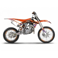 BLACKBIRD KOMPLET NAKLEJEK (OKLEIN) KTM SX 85 '13-'17 DREAM 5 CHROME FMX KOLOR POMARAŃCZOWY CZARNY