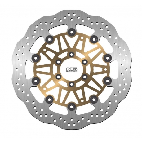 NG TARCZA HAMULCOWA PRZÓD MOTO GUZZI NORGE 1200 '06-16 (320X64X5,0MM) (6X8,5MM) WAVE PŁYWAJĄCA ZŁOTY ŚRODEK