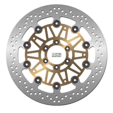 NG TARCZA HAMULCOWA PRZÓD MOTO GUZZI NORGE 1200 '06-16 (320X64X5,0MM) (6X8,5MM) PŁYWAJĄCA ZŁOTY ŚRODEK