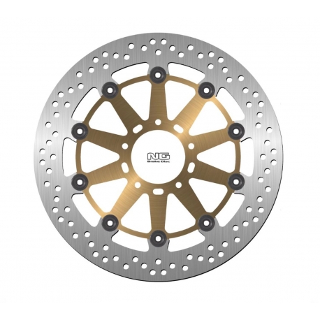NG TARCZA HAMULCOWA PRZÓD DUCATI 749/848/999/1000/1100 '02-17 (320X72X4,5MM) (5X8,25MM) PŁYWAJĄCA ZŁOTY ŚRODEK