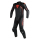 Dainese AVRO D2 2 PCS SUIT - BLACK/BLACK/RED-FLUO motocyklowy kombinezon dwuczęściowy