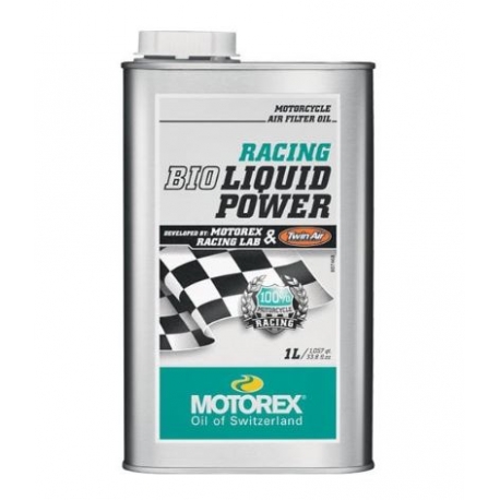 Olej do filtrów powietrza MOTOREX RACING BIO LIQUID POWER 1L