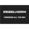 ODZNAKA NA RZEP REBELHORN FREEDOM ALL THE WAY BLACK