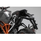 ZESTAW KUFRÓW BOCZNYCH URBAN ABS I STELAŻY SW-MOTECH KTM 1290 SUPER DUKE R (13-19) BLACK 2X16,5L