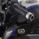 KOŃCÓWKI KIEROWNICY RG RACING YAMAHA MT-09 (SP) 21-, BLACK