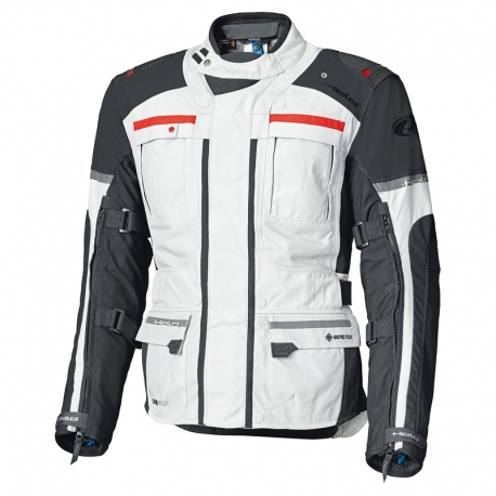 KURTKA MOTOCYKLOWA TEKSTYLNA HELD CARESE EVO GORE-TEX GREY RED